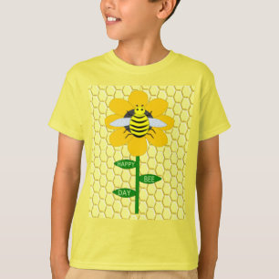 Happy Bee Day Birthday Bumblebee T-Shirt