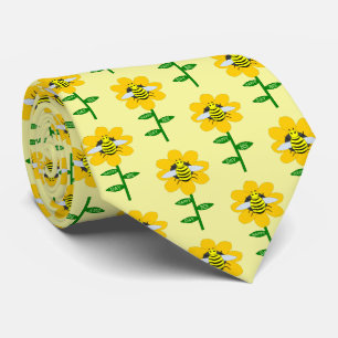 Happy Bee Day Birthday Bumblebee Tie