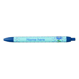 Happy Bee Day Boy Blue Birthday Bumblebee Custom Black Ink Pen