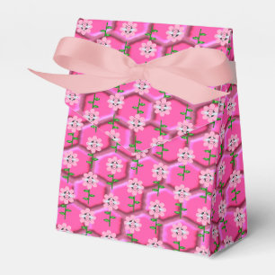 Happy Bee Day Girl Pink Birthday Bumblebee Favour Box