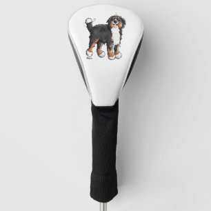 Happy Bernese Mountain Dog - Comic - Dogs - Cartoo Golf Head Cover