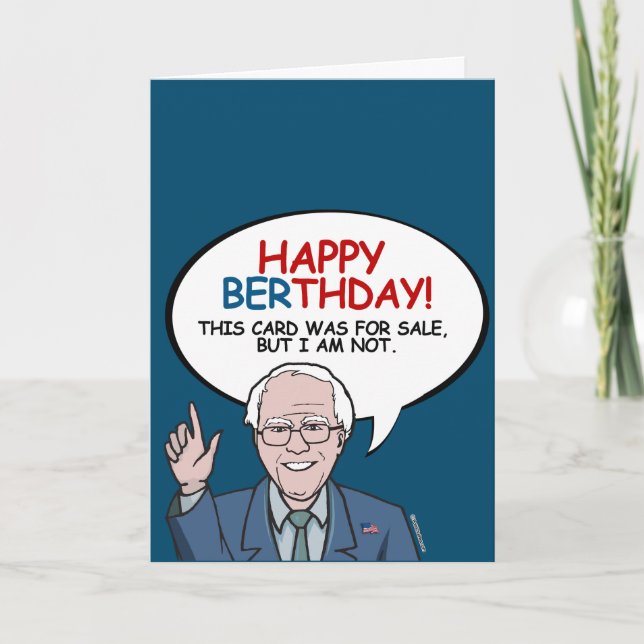 Happy Berthday - I am not for sale Card (Front)