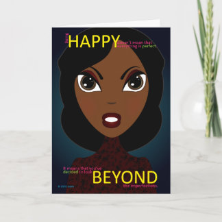 Happy Beyond Greeting Card