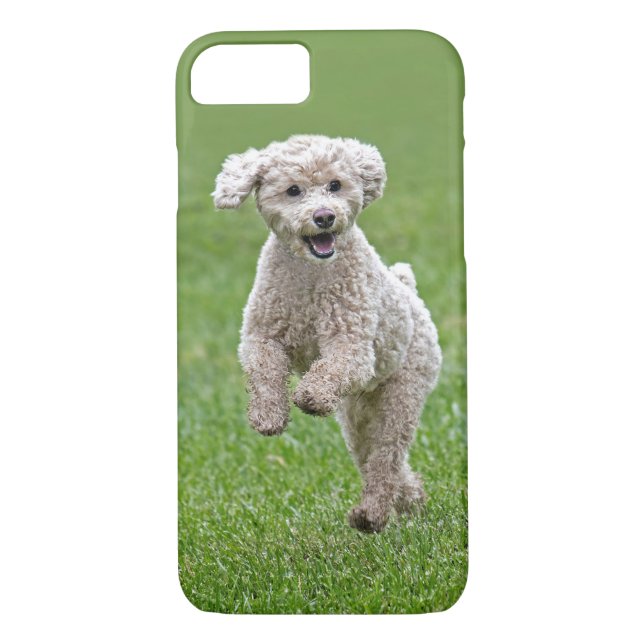 Happy Bichon Poodle puppy dog Case-Mate iPhone Case (Back)