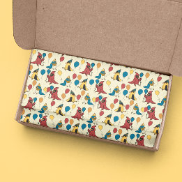 Happy Bird Day Cartoon Birds Themed Birthday Tissue Paper