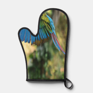 happy bird oven mitt