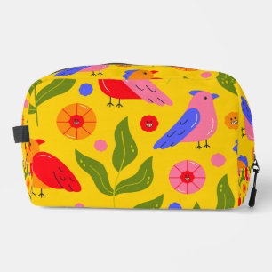 Happy Birds Flock Together Cheerful Dopp Kit
