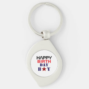 Happy Birth Day BoY Key Ring