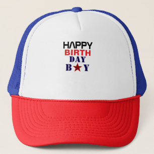 Happy Birth Day BoY Trucker Hat