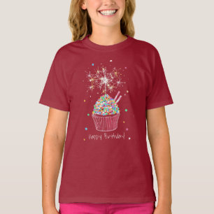 Happy Birth Day Cup Cake T-Shirt