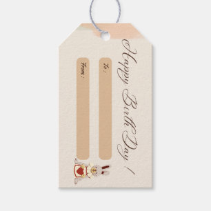 happy birth day greeting cat pink cute gift tags