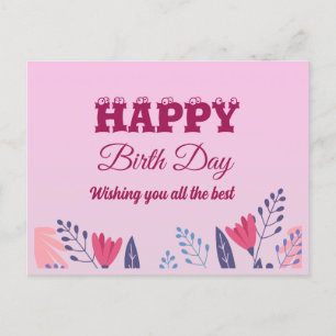 Happy birth day 😍😍😍 postcard