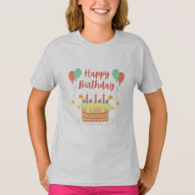 Happy Birth Day T-Shirt (Front)