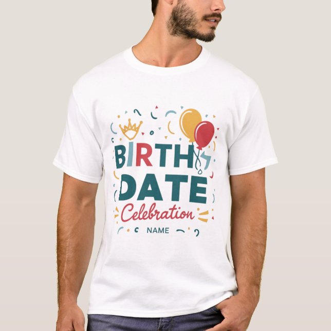 Happy Birthay T-Shirt (Front)