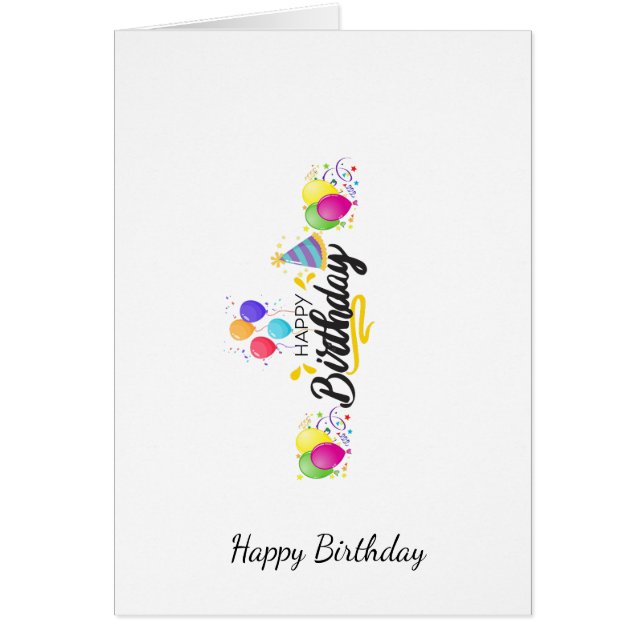 HAPPY BIRTHDAY (Front)