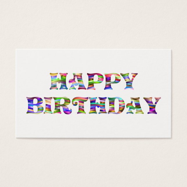 Happy Birthday (Front)