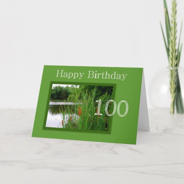 Happy Birthday 100th Card (Front)