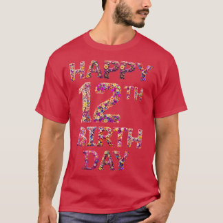 Happy Birthday 12th T-Shirt