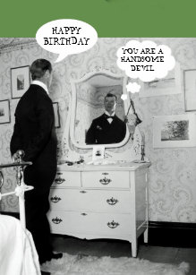 Funny Vintage Man Birthday Cards Zazzle Uk