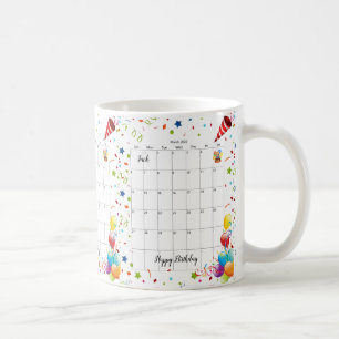 Happy Birthday 2022 March Mug
