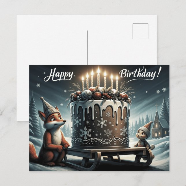 Happy Birthday 2026  Postcards divers -3 (Front/Back)
