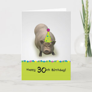 Happy Birthday 30, Sweet Celebration Greeting Card
