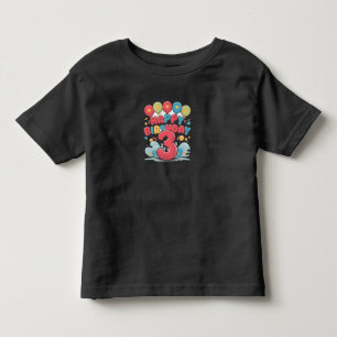 Happy birthday 3 gift for  toddler T-Shirt