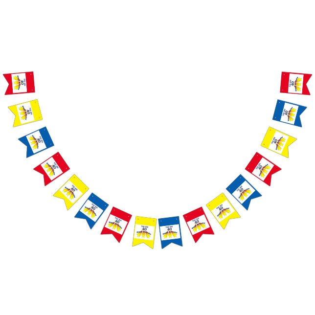 Happy Birthday 40th Birthday Bunting (All)