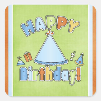 Happy Birthday 4 Stickers