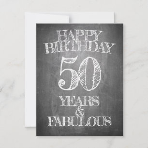 Happy Birthday - 50 Years & Fabulous