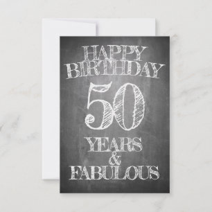 Happy Birthday - 50 Years & Fabulous