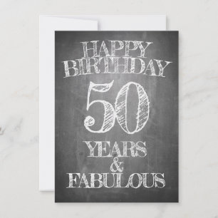 Happy Birthday - 50 Years & Fabulous