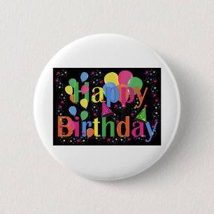 Happy birthday 🎂 6 cm round badge