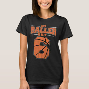 Happy Birthday 6th 6 Year Old Basketball Boys Sixt T-Shirt