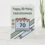 Happy birthday 70 today add name green blue card<br><div class="desc">Happy Birthday 70 today.
70th birthday card for him / any age,  change to suit.
Green,  blue and orange.
Add a name and a message.</div>