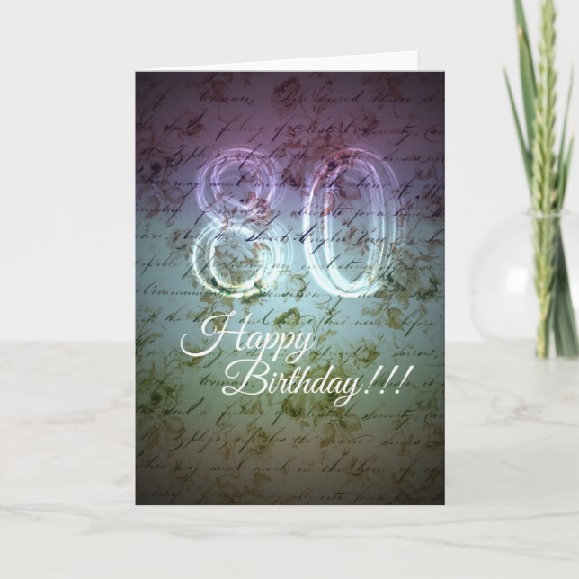 Happy Birthday!!! 80th Card (Front)