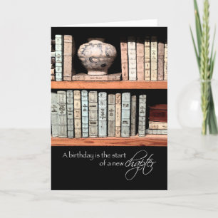 Happy Birthday, A New Chapter Ahead of You Card