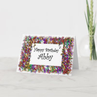 Happy Birthday Abby