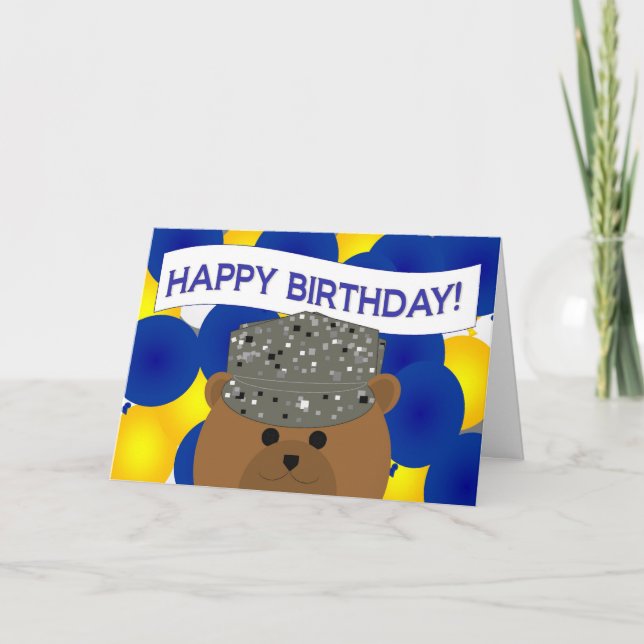 Happy Birthday Air Force Active Duty! Card (Front)