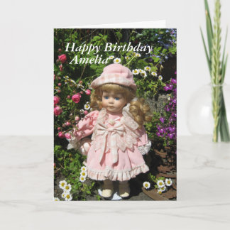 Happy Birthday Amelia Card