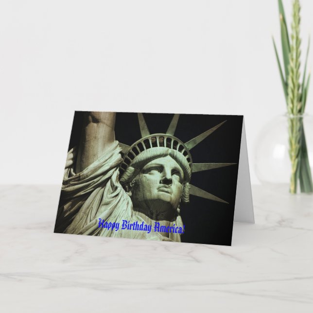 Happy Birthday America Card (Front)