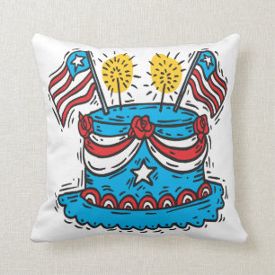 Happy Birthday America Cushion