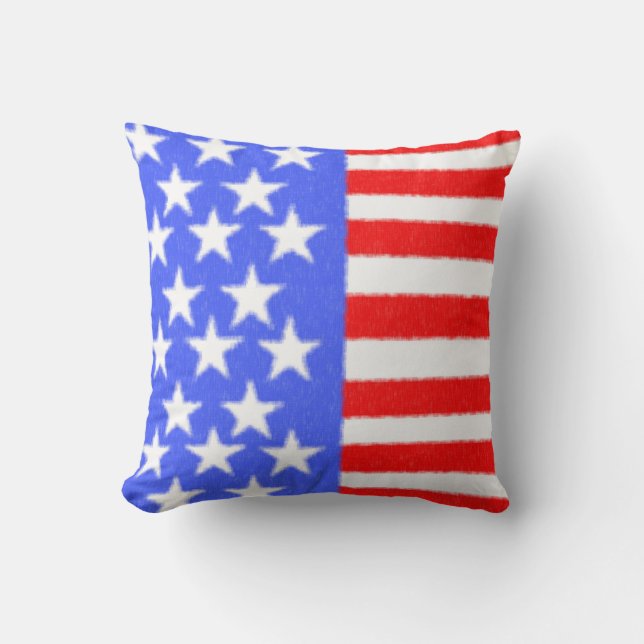 Happy Birthday America,Independence Day Cushion (Front)