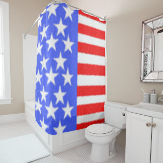 Happy Birthday America,Independence Day Shower Curtain