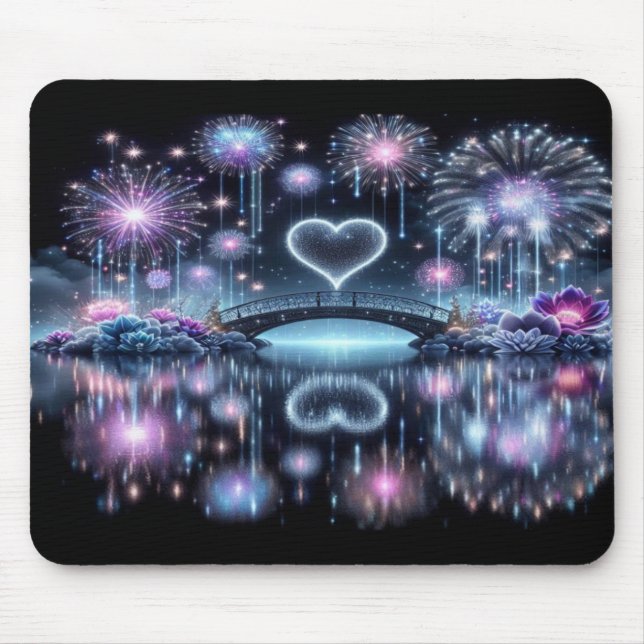 Happy Birthday America Mouse Mat (Front)