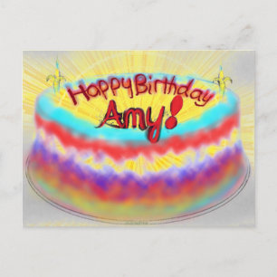 Happy Birthday Amy! Postcard