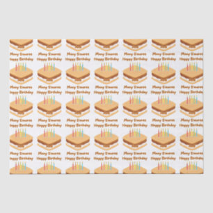 Happy Birthday And Many S'mores Tissue Paper
