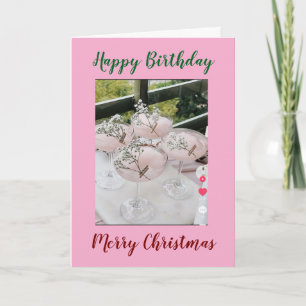 ***HAPPY BIRTHDAY AND MERRY CHRISTMAS***  HOLIDAY CARD