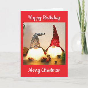 ***HAPPY BIRTHDAY AND MERRY CHRISTMAS***  HOLIDAY CARD