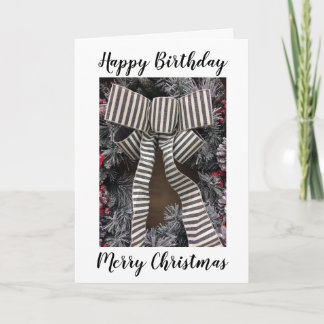 ***HAPPY BIRTHDAY AND MERRY CHRISTMAS*** SPECIAL U HOLIDAY CARD